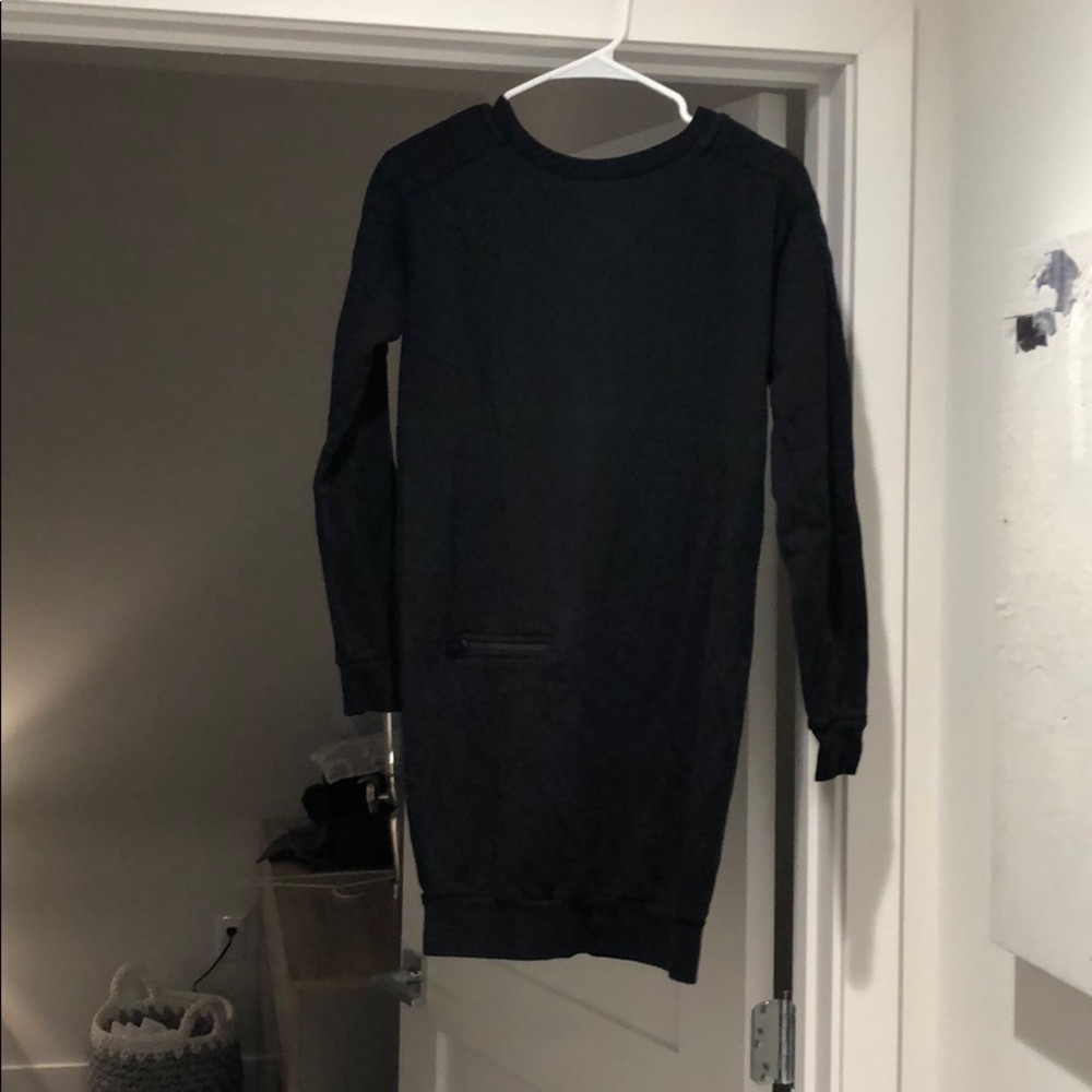 ALLSAINTS Black sweater dress